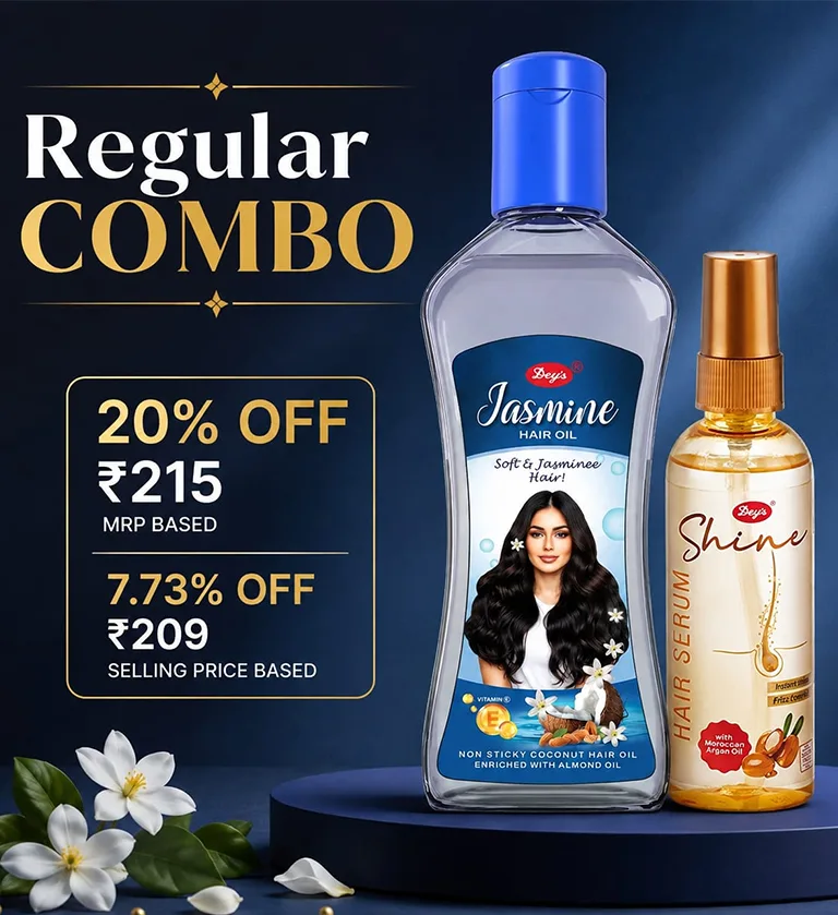 Dey's Jasmine Hair Oil + Dey's Shine Hair Serum