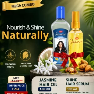 Mega Combo Dey’s Jasmine Hair Oil + Dey’s Shine Hair Serum