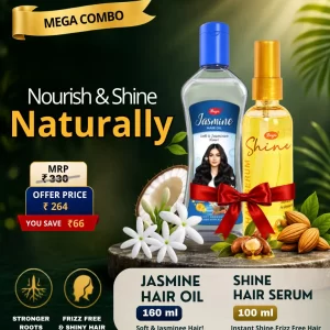 Mega Combo Dey’s Jasmine Hair Oil + Dey’s Shine Hair Serum